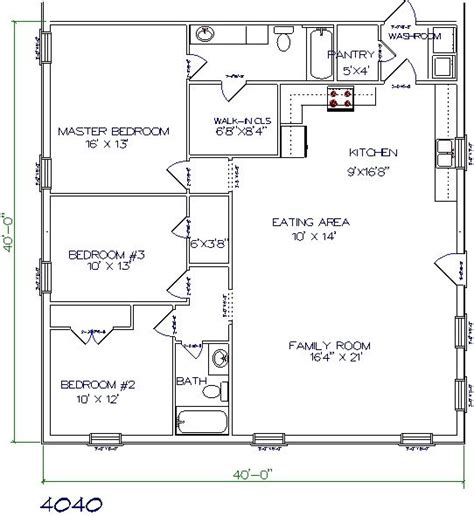 40x40 barndominium loft plans